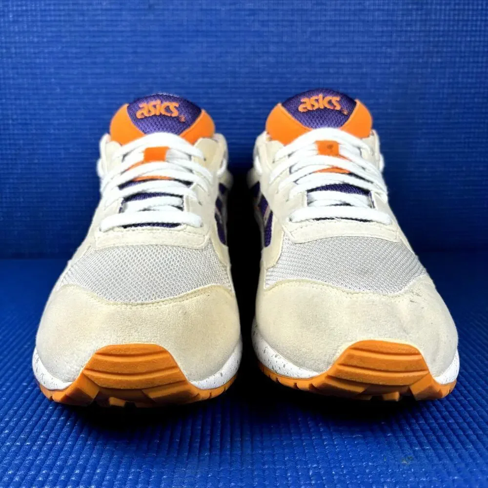 🔴 ASICS GEL SAGA PHOENIX Men`s Size 8.5 White Purple Grey Running Shoes H423N